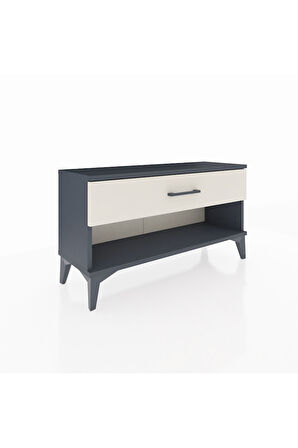 Arges Şifonyer Tek Çekmeceli 88x30x48 Antrasit-Aytaşı