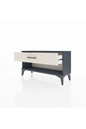 Arges Şifonyer Tek Çekmeceli 88x30x48 Antrasit-Aytaşı
