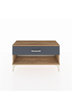 Arges Şifonyer Tek Çekmeceli 88x30x48 Çam-Antrasit