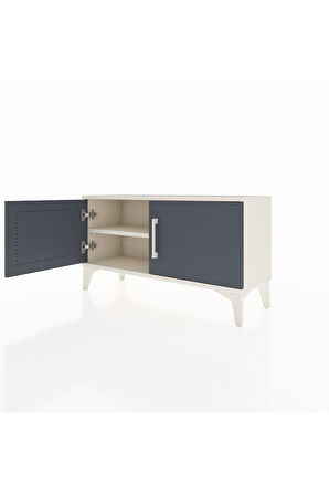 Arges Şifonyer Tek Raflı 2 Kapaklı 88x30x48 Aytaşı-Antrasit