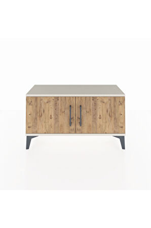 Arges Şifonyer Tek Raflı 2 Kapaklı 88x30x48 Aytaşı-Çam
