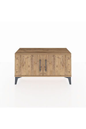 Arges Şifonyer Tek Raflı 2 Kapaklı 88x30x48 Çam-Çam