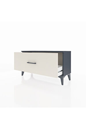 Arges Şifonyer Tek Çekmeceli 88x30x48 Antrasit-Aytaşı