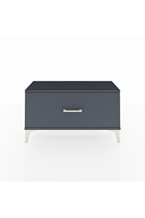 Arges Şifonyer Tek Çekmeceli 88x30x48 Antrasit-Antrasit