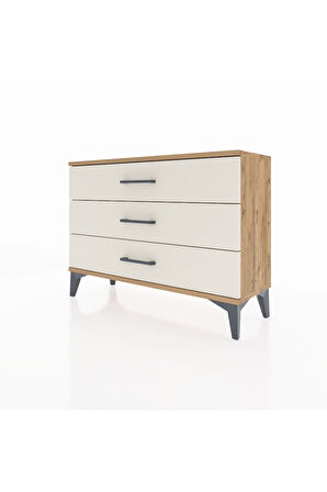 Arges Şifonyer 3 Çekmeceli 88x30x64 Çam-Aytaşı