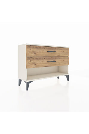 Arges Şifonyer 2 Çekmeceli 88x30x64 Aytaşı-Çam