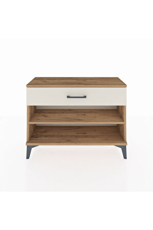 Arges Şifonyer Tek Raflı Tek Çekmeceli 88x30x64 Çam-Aytaşı