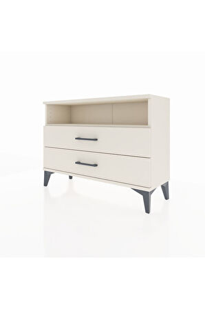 Arges Şifonyer Tek Raflı 2 Çekmeceli 88x30x64 Aytaşı-Aytaşı