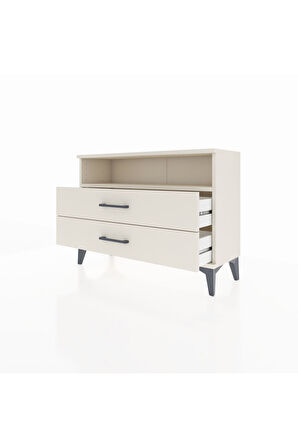 Arges Şifonyer Tek Raflı 2 Çekmeceli 88x30x64 Aytaşı-Aytaşı