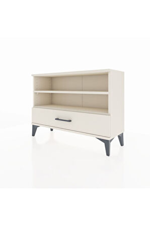 Arges Şifonyer 2 Raflı Tek Çekmeceli 88x30x64 Aytaşı-Aytaşı