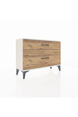 Arges Şifonyer 2 Çekmeceli 88x30x64 Aytaşı-Çam