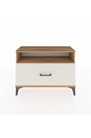 Arges Şifonyer Tek Raflı Tek Çekmeceli 88x30x64 Çam-Aytaşı