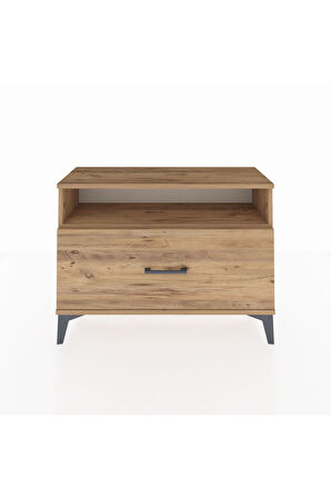 Arges Şifonyer Tek Raflı Tek Çekmeceli 88x30x64 Çam-Çam