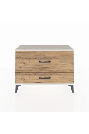 Arges Şifonyer 2 Çekmeceli 88x30x64 Aytaşı-Çam