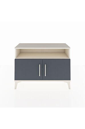 Arges Şifonyer 2 Raflı 2 Kapaklı 88x30x64 Aytaşı-Antrasit