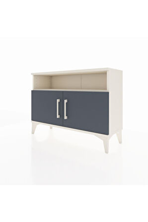 Arges Şifonyer 2 Raflı 2 Kapaklı 88x30x64 Aytaşı-Antrasit