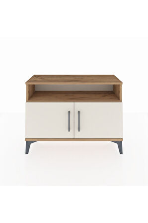 Arges Şifonyer 2 Raflı 2 Kapaklı 88x30x64 Çam-Aytaşı