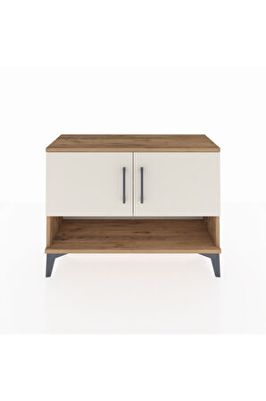 Arges Şifonyer 2 Raflı 2 Kapaklı 88x30x64 Çam-Aytaşı