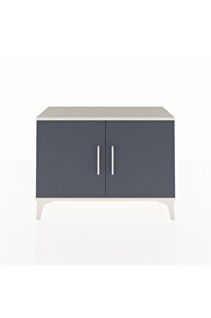 Arges Şifonyer Tek Raflı 2 Kapaklı 88x30x64 Aytaşı-Antrasit