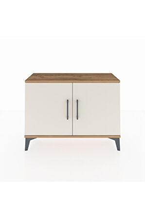 Arges Şifonyer Tek Raflı 2 Kapaklı 88x30x64 Çam-Aytaşı
