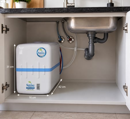 Spring Water Aquante 12P | 11 Aşamalı 12 Litre Pompalı Su Arıtma Cihazı