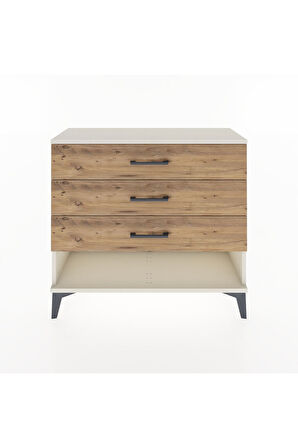 Arges Şifonyer 3 Çekmeceli 88x30x80 Aytaşı-Çam
