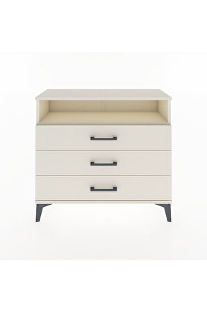 Arges Şifonyer Tek Raflı 3 Çekmeceli 88x30x80 Aytaşı-Aytaşı