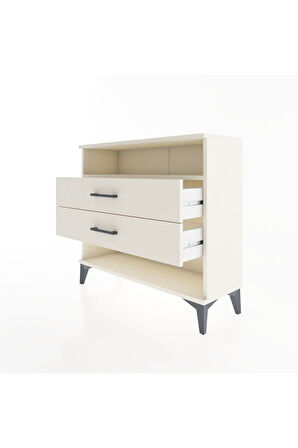 Arges Şifonyer Tek Raflı 2 Çekmeceli 88x30x80 Aytaşı-Aytaşı