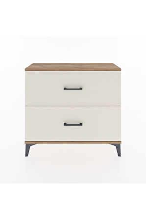 Arges Şifonyer 2 Çekmeceli 88x30x80 Çam-Aytaşı