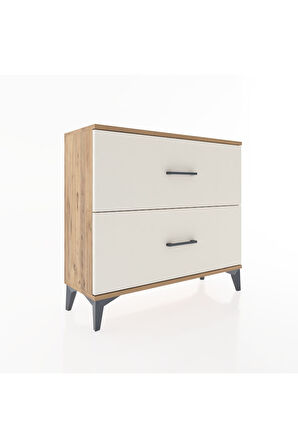Arges Şifonyer 2 Çekmeceli 88x30x80 Çam-Aytaşı