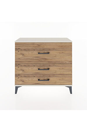 Arges Şifonyer 3 Çekmeceli 88x30x80 Aytaşı-Çam
