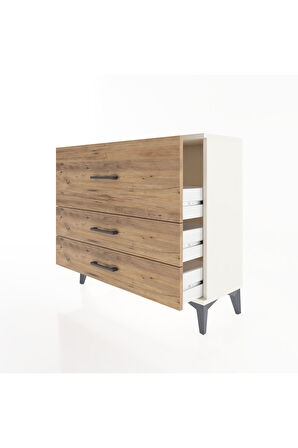Arges Şifonyer 3 Çekmeceli 88x30x80 Aytaşı-Çam