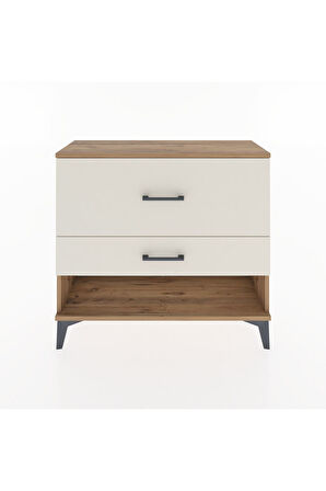 Arges Şifonyer 2 Çekmeceli 88x30x80 Çam-Aytaşı