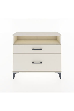 Arges Şifonyer Tek Raflı 2 Çekmeceli 88x30x80 Aytaşı-Aytaşı