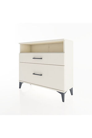 Arges Şifonyer Tek Raflı 2 Çekmeceli 88x30x80 Aytaşı-Aytaşı
