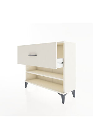 Arges Şifonyer Tek Raflı Tek Çekmeceli 88x30x80 Aytaşı-Aytaşı