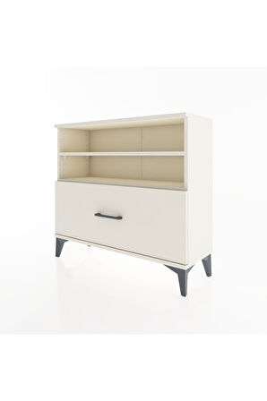 Arges Şifonyer 2 Raflı Tek Çekmeceli 88x30x80 Aytaşı-Aytaşı