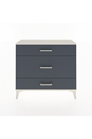 Arges Şifonyer 3 Çekmeceli 88x30x80 Aytaşı-Antrasit