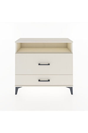 Arges Şifonyer Tek Raflı 2 Çekmeceli 88x30x80 Aytaşı-Aytaşı