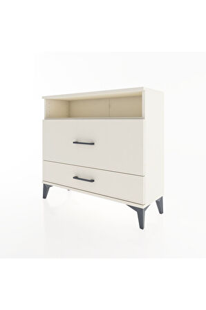 Arges Şifonyer Tek Raflı 2 Çekmeceli 88x30x80 Aytaşı-Aytaşı