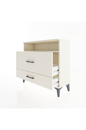 Arges Şifonyer Tek Raflı 2 Çekmeceli 88x30x80 Aytaşı-Aytaşı