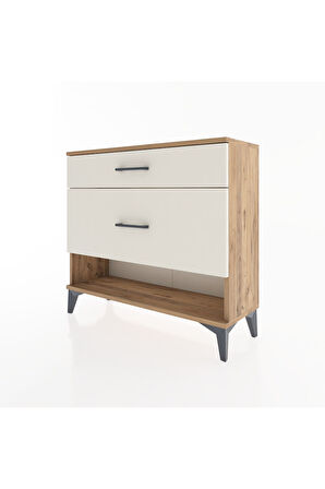 Arges Şifonyer 2 Çekmeceli 88x30x80 Çam-Aytaşı
