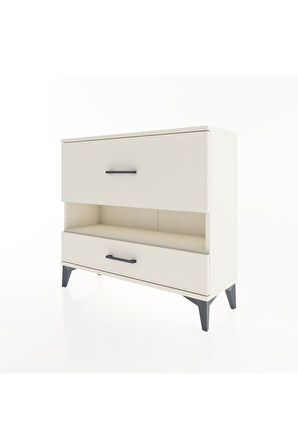 Arges Şifonyer Tek Raflı 2 Çekmeceli 88x30x80 Aytaşı-Aytaşı