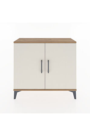 Arges Şifonyer 2 Raflı 2 Kapaklı 88x30x80 Çam-Aytaşı