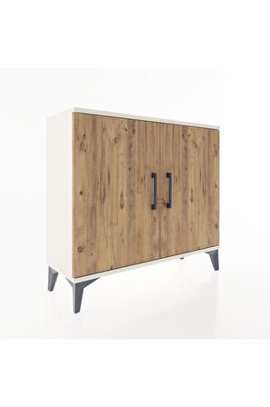 Arges Şifonyer Tek Raflı 2 Kapaklı 88x30x80 Aytaşı-Çam
