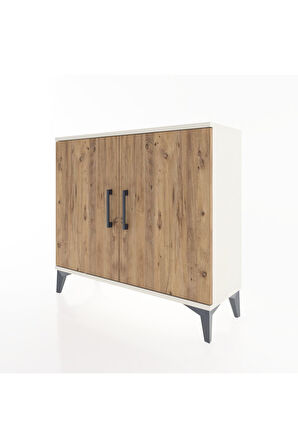 Arges Şifonyer Tek Raflı 2 Kapaklı 88x30x80 Aytaşı-Çam