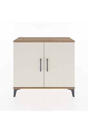 Arges Şifonyer Tek Raflı 2 Kapaklı 88x30x80 Çam-Aytaşı
