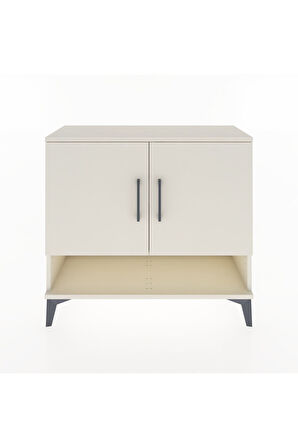 Arges Şifonyer 2 Raflı 2 Kapaklı 88x30x80 Aytaşı-Aytaşı