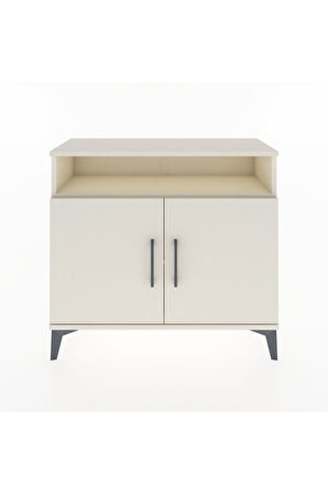 Arges Şifonyer 2 Raflı 2 Kapaklı 88x30x80 Aytaşı-Aytaşı