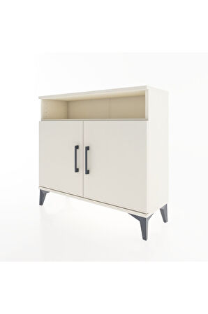 Arges Şifonyer 2 Raflı 2 Kapaklı 88x30x80 Aytaşı-Aytaşı
